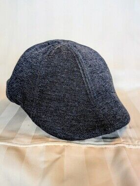 Boston Scally Co The Scrapper Blue 6-Panel Cotton Scally Cap Hat Small